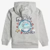 Boys Quiksilver Sweatshirts & Hoodies | Boy'S 2-7 Vintage Rising Lines Zip-Up Hoodie