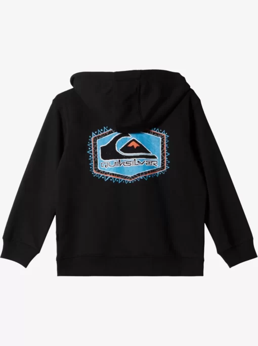 Boys Quiksilver Sweatshirts & Hoodies | Boy'S 2-7 Vintage Rising Lines Zip-Up Hoodie