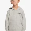 Boys Quiksilver Sweatshirts & Hoodies | Boy'S 2-7 Vintage Rising Lines Zip-Up Hoodie