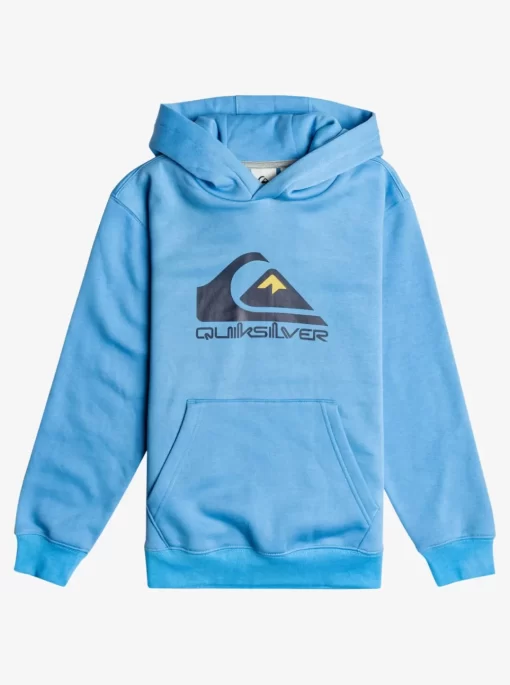 Boys Quiksilver Jackets | Boy'S 8-16 Big Logo Fleece Top