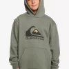 Boys Quiksilver Jackets | Boy'S 8-16 Big Logo Fleece Top