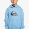 Boys Quiksilver Jackets | Boy'S 8-16 Big Logo Fleece Top