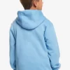 Boys Quiksilver Jackets | Boy'S 8-16 Big Logo Fleece Top