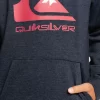 Boys Quiksilver Jackets | Boy'S 8-16 Big Logo Fleece Top