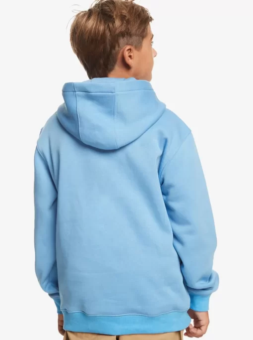 Boys Quiksilver Jackets | Boy'S 8-16 Big Logo Fleece Top