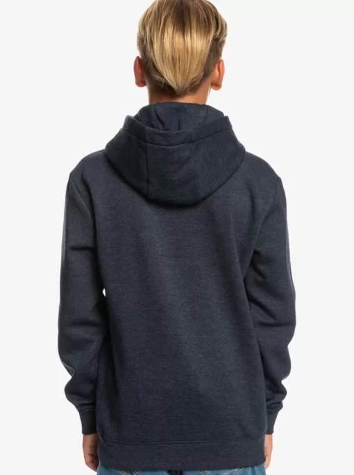 Boys Quiksilver Jackets | Boy'S 8-16 Big Logo Fleece Top