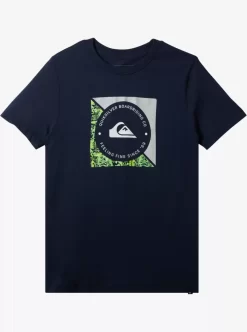 Boys Quiksilver Tees | Boy'S 8-16 Boardshort Linked T-Shirt