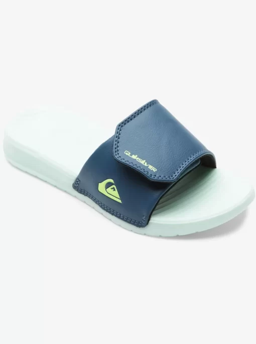 Boys Quiksilver Sandals | Boy'S 8-16 Bright Coast Glow Slide Sandals