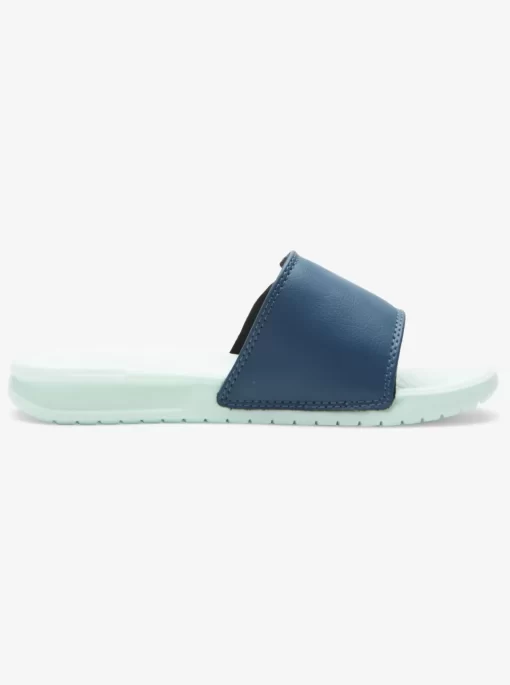 Boys Quiksilver Sandals | Boy'S 8-16 Bright Coast Glow Slide Sandals