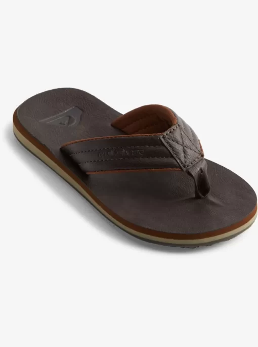 Boys Quiksilver Sandals | Boy'S 8-16 Carver Nubuck Sandals