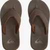 Boys Quiksilver Sandals | Boy'S 8-16 Carver Nubuck Sandals