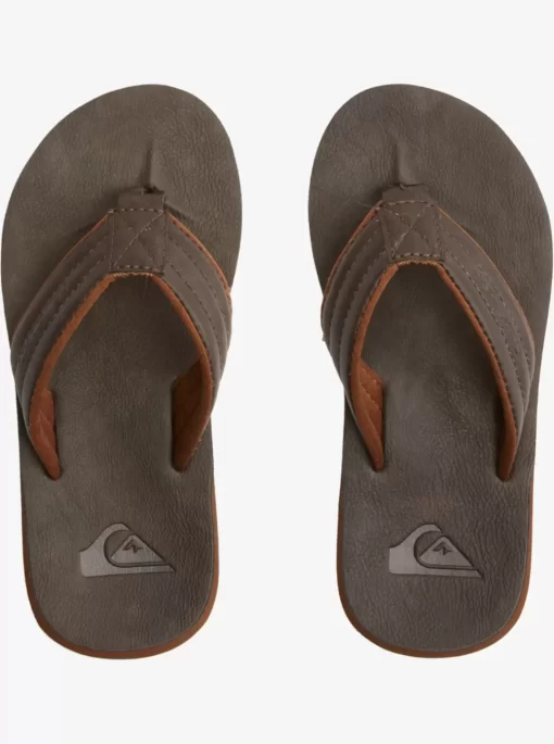 Boys Quiksilver Sandals | Boy'S 8-16 Carver Nubuck Sandals