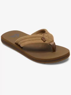 Boys Quiksilver Sandals | Boy'S 8-16 Carver Suede Core Sandals