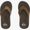 Boys Quiksilver Sandals | Boy'S 8-16 Carver Suede Core Sandals