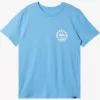 Boys Quiksilver Tees | Boy'S 8-16 Circled Script T-Shirt