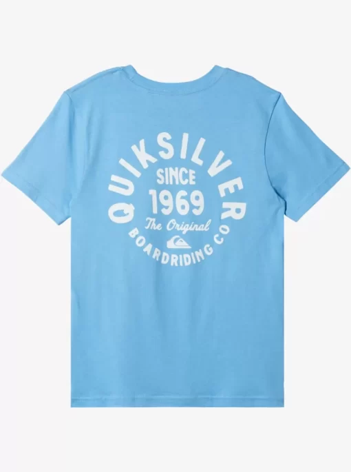 Boys Quiksilver Tees | Boy'S 8-16 Circled Script T-Shirt