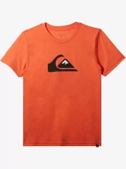 Boys Quiksilver Tees | Boy'S 8-16 Comp Logo T-Shirt