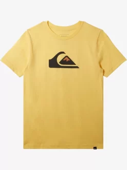 Boys Quiksilver Tees | Boy'S 8-16 Comp Logo T-Shirt