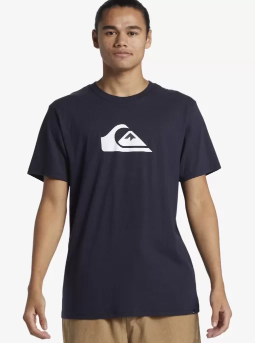 Boys Quiksilver Tees | Boy'S 8-16 Comp Logo T-Shirt