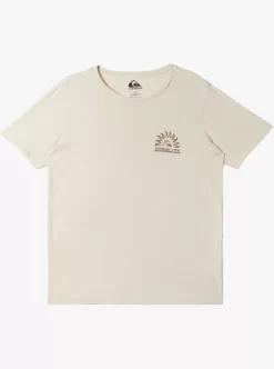 Boys Quiksilver Tees | Boy'S 8-16 Earthy Type T-Shirt