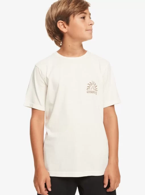 Boys Quiksilver Tees | Boy'S 8-16 Earthy Type T-Shirt