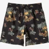 Mens Quiksilver Boardshorts | Boy'S 8-16 Everyday Mix Vl 15Nb Elastic Waist Shorts