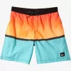 Mens Quiksilver Boardshorts | Boy'S 8-16 Everyday Mix Vl 15Nb Elastic Waist Shorts