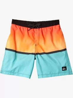 Mens Quiksilver Boardshorts | Boy'S 8-16 Everyday Mix Vl 15Nb Elastic Waist Shorts