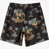 Mens Quiksilver Boardshorts | Boy'S 8-16 Everyday Mix Vl 15Nb Elastic Waist Shorts