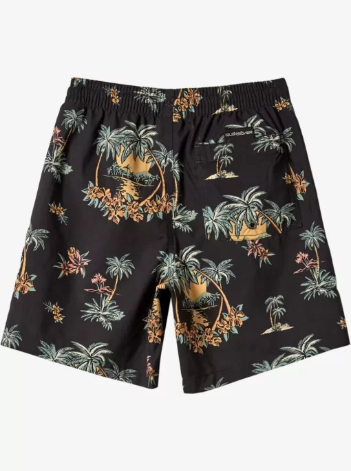 Mens Quiksilver Boardshorts | Boy'S 8-16 Everyday Mix Vl 15Nb Elastic Waist Shorts