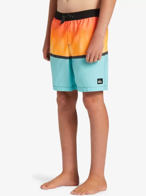 Mens Quiksilver Boardshorts | Boy'S 8-16 Everyday Mix Vl 15Nb Elastic Waist Shorts