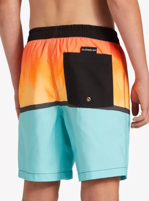 Mens Quiksilver Boardshorts | Boy'S 8-16 Everyday Mix Vl 15Nb Elastic Waist Shorts