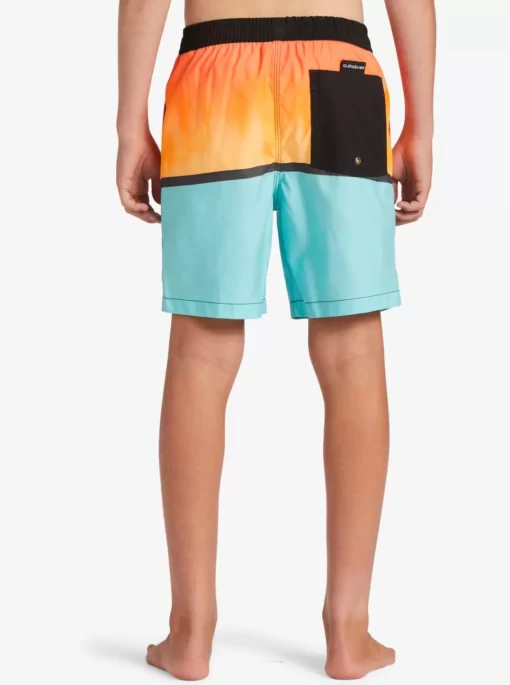 Mens Quiksilver Boardshorts | Boy'S 8-16 Everyday Mix Vl 15Nb Elastic Waist Shorts