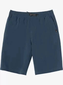 Boys Quiksilver Shorts | Boy'S 8-16 Ocean Elastic 18" Amphibian Boardshorts