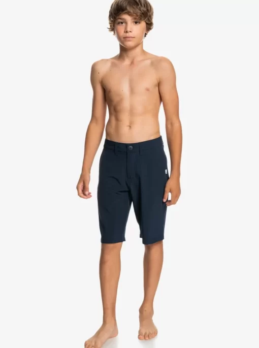 Boys Quiksilver Shorts | Boy'S 8-16 Ocean Union 19" Amphibian Boardshorts