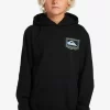 Boys Quiksilver Jackets | Boy'S 8-16 Perfect Peaking Stingrayhoody Pullover Sweatshirt