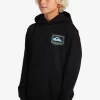 Boys Quiksilver Jackets | Boy'S 8-16 Perfect Peaking Stingrayhoody Pullover Sweatshirt