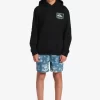 Boys Quiksilver Jackets | Boy'S 8-16 Perfect Peaking Stingrayhoody Pullover Sweatshirt