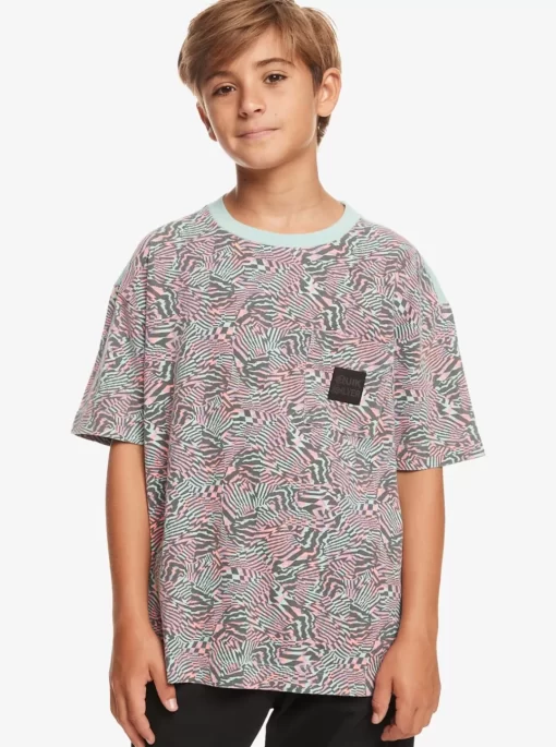 Boys Quiksilver Tees | Boy'S 8-16 Radical All-Over T-Shirt