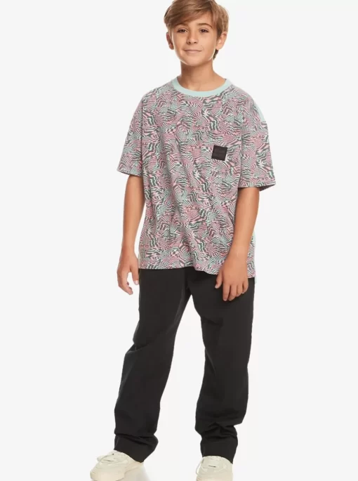 Boys Quiksilver Tees | Boy'S 8-16 Radical All-Over T-Shirt