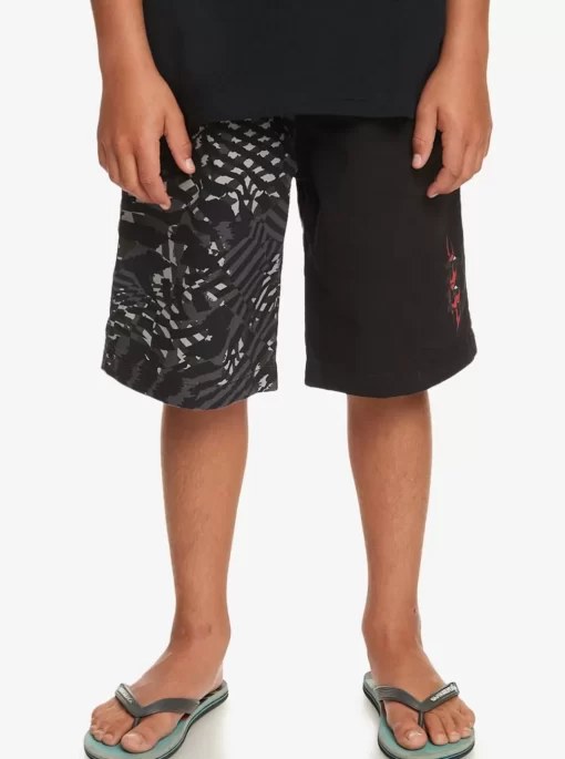 Boys Quiksilver Shorts | Boy'S 8-16 Radical Times Elastic Waist Shorts