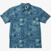 Boys Quiksilver Shirts | Boy'S 8-16 Radical Times Short Sleeve Woven Shirt