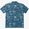 Boys Quiksilver Shirts | Boy'S 8-16 Radical Times Short Sleeve Woven Shirt