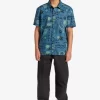 Boys Quiksilver Shirts | Boy'S 8-16 Radical Times Short Sleeve Woven Shirt