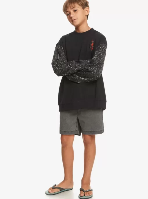 Boys Quiksilver Sweatshirts & Hoodies | Boy'S 8-16 Radical Times Sweatshirt