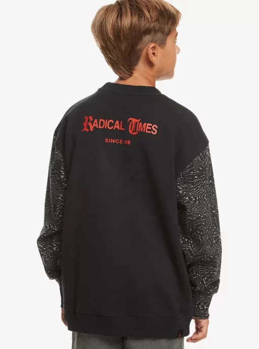 Boys Quiksilver Sweatshirts & Hoodies | Boy'S 8-16 Radical Times Sweatshirt