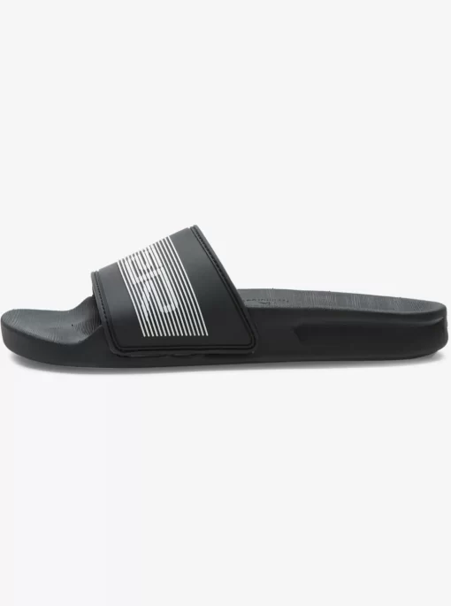 Boys Quiksilver Sandals | Boy'S 8-16 Rivi Wordmark Slide Sandals