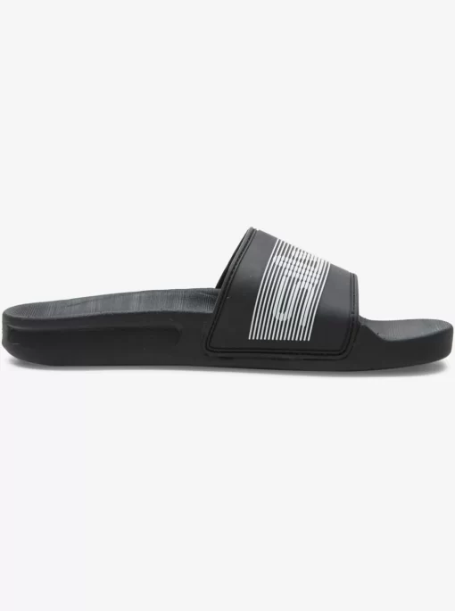 Boys Quiksilver Sandals | Boy'S 8-16 Rivi Wordmark Slide Sandals