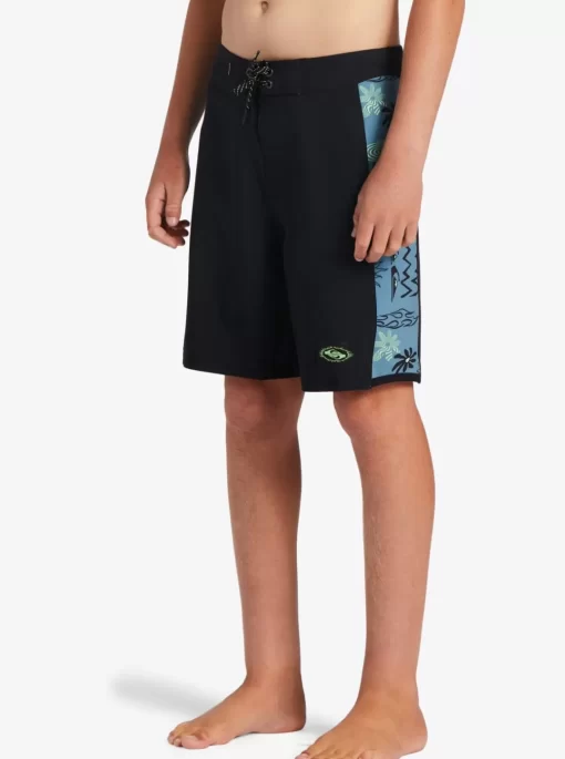 Boys Quiksilver Shorts | Boy'S 8-16 Surfsilk Radical Arch 16" Boardshorts