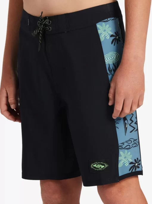 Boys Quiksilver Shorts | Boy'S 8-16 Surfsilk Radical Arch 16" Boardshorts